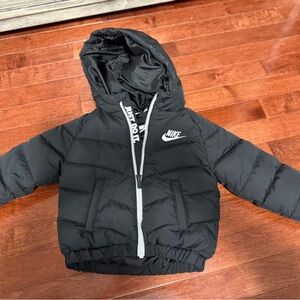Nike Black Puffer Jacket size 18 months